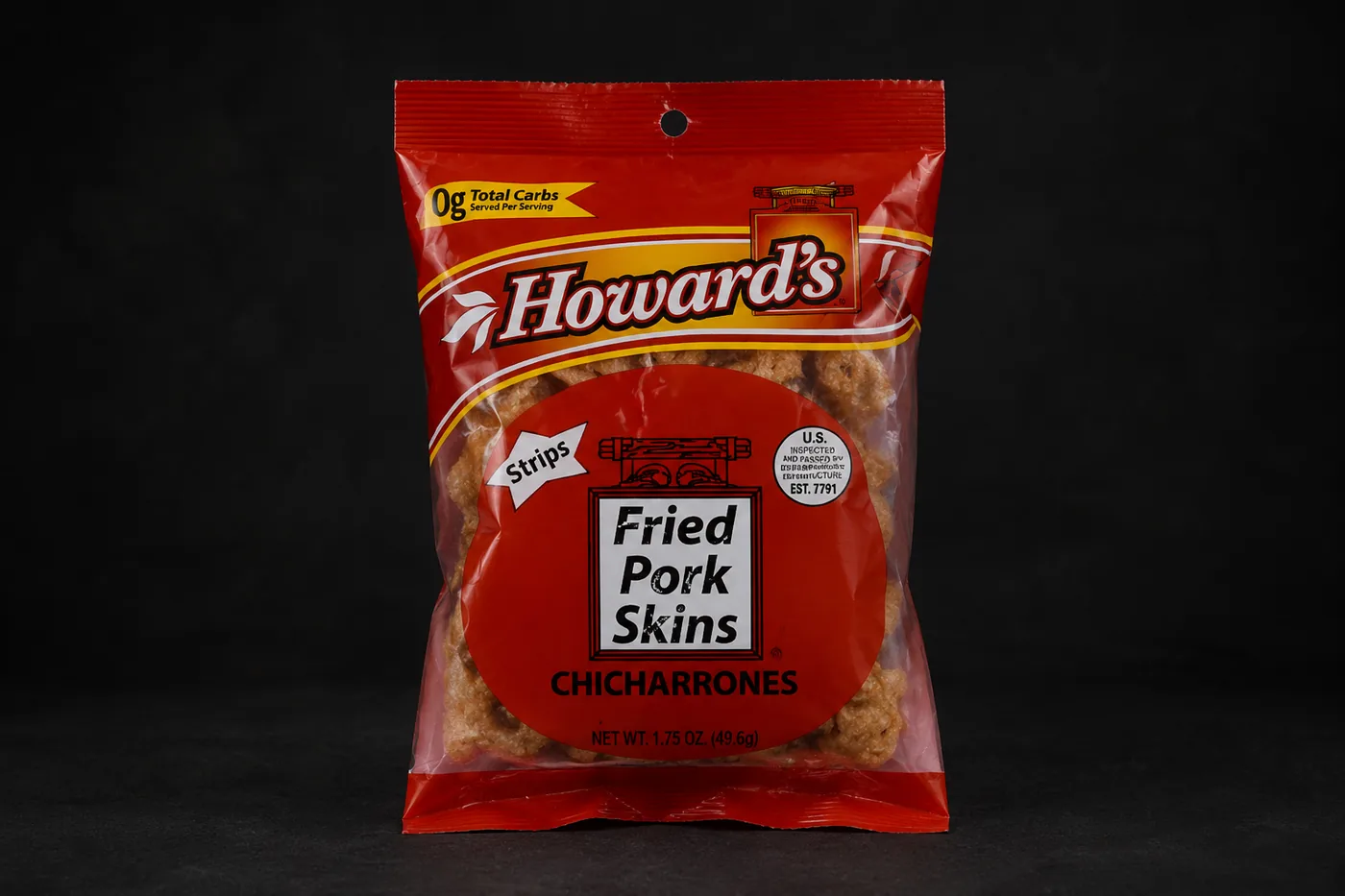 Howard's Chicharrones Pork Fried Skins